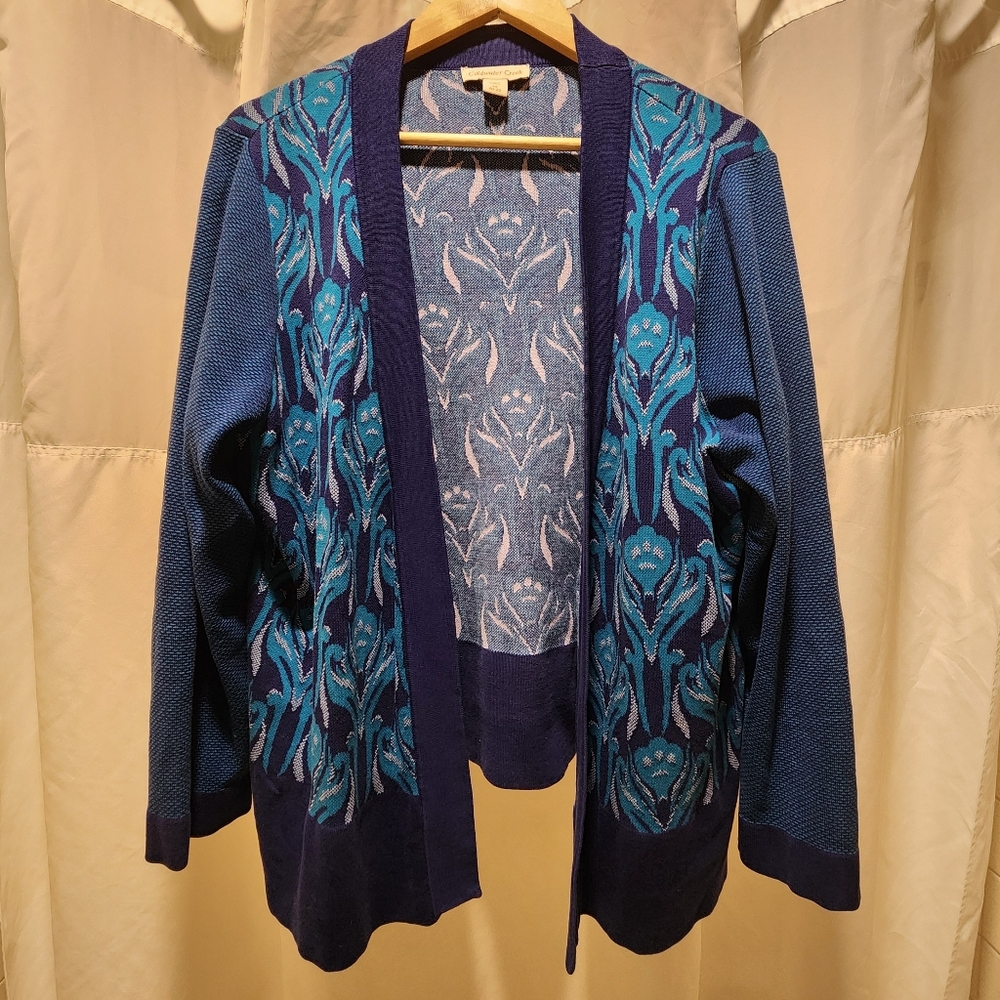 Colorful Blue Cardigan
